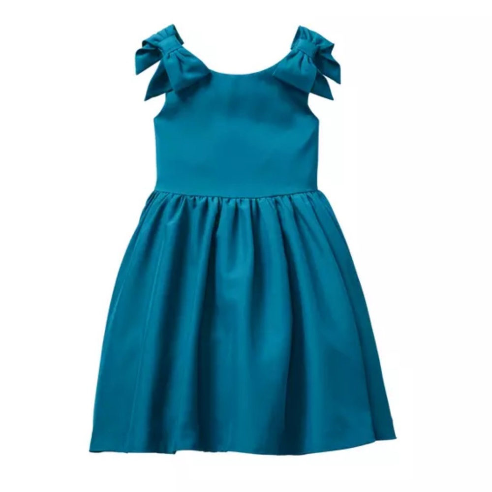 Janie and jack Blue Sleeveless Dress with Bow Straps Sleeveless Dress 1218 month